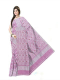 Pradip Fabrics  Woman's Tant Handloom soft Jamdani Saree
