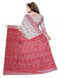 Pradip Fabrics  Woman's Tant Handloom soft Jamdani Saree