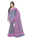 Pradip Fabrics  Woman's Tant Handloom soft Jamdani Saree