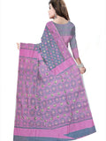 Pradip Fabrics  Woman's Tant Handloom soft Jamdani Saree