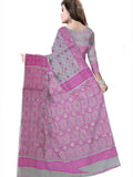 Pradip Fabrics  Woman's Tant Handloom soft Jamdani Saree