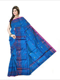 Pradip Fabrics Woven Sky Blue  color  Soft Handloom Saree