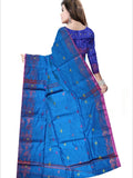 Pradip Fabrics Woven Sky Blue  color  Soft Handloom Saree