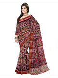 Pradip Fabrics Woven Multicolor Pure Silk Saree
