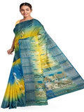 tant silk 2d bumper saree