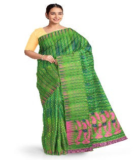 Green Color saree