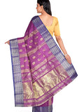 Pradip Fabrics Printed Tant Silk Blend Saree