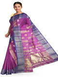 Pradip Fabrics Printed Tant Silk Blend Saree