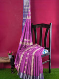 Pradip Fabrics Printed Tant Silk Blend Saree