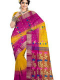 bengal handloom tant tussar silk 2d bumper saree