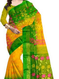 bengal handloom tant tussar silk 2d bumper saree