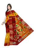 bengal handloom tant tussar silk 2d bumper saree