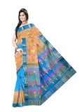 dark cream and aqua body with aqua border par