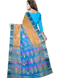 bengal handloom tant tussar silk 2d bumper saree