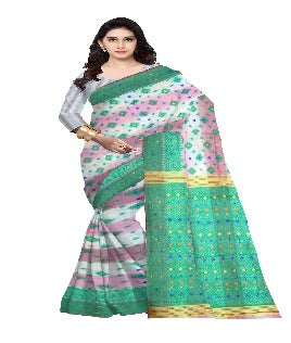 Pradip Fabrics Woven Tant Silk Saree