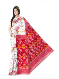 Pradip Fabrics Ethnic Women's Tant All Over  Soft Dhakai Jamdani Saree