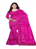 Pradip Fabrics Ethnic Women's Tant All Over Pink Dhakai Jamdani Minakari Saree