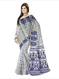 Pradip Fabrics Ethnic Woman's Tant Dhakai Jamdani  Saree