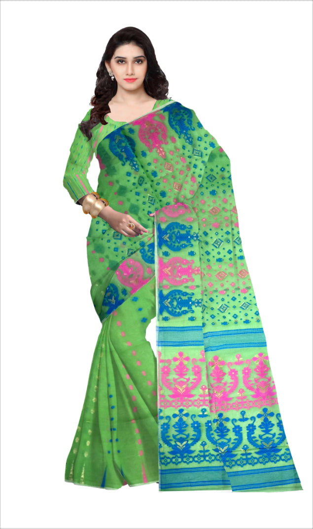 floral design saree buti work under 1000