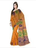 Pradip Fabrics Ethnic Woman's Tant Dhakai Jamdani  Saree