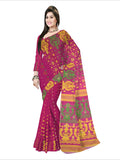 Pradip Fabrics Ethnic Woman's Tant Dhakai Jamdani  Saree