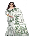 Pradip Fabrics Ethnic Woman's Tant All Over Dhakai Saree