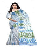 Pradip Fabrics Ethnic Woman's Tant All Over Dhakai Saree