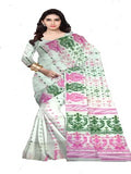 Pradip Fabrics Ethnic Woman's Tant All Over Dhakai Saree