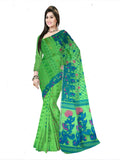 Pradip Fabrics Ethnic Woman's Tant Dhakai Jamdani Saree