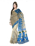 Pradip Fabrics Ethnic Woman's Tant Dhakai Jamdani Saree