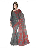 Pradip Fabrics Ethnic Woman's Tant Dhakai Jamdani Saree