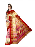 pradip fabrics tant silk saree