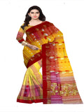pradip fabrics tant silk saree
