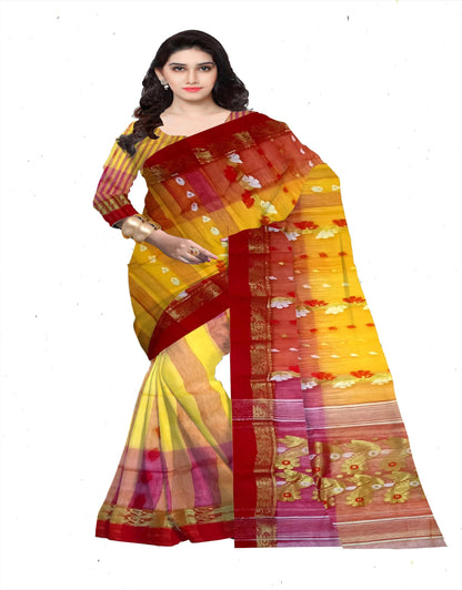 pradip fabrics tant silk saree