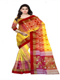 pradip fabrics tant silk saree