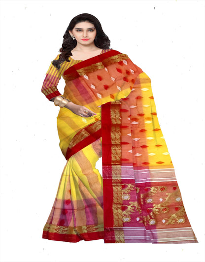 pradip fabrics tant silk saree