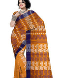 Pradip Fabrics Woven Tant Cotton All Over Dhakai Jamdani Orange Saree