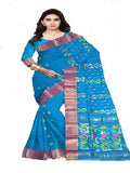 Pradip Fabrics Pure Tant Cotton Dark Pink Color Saree