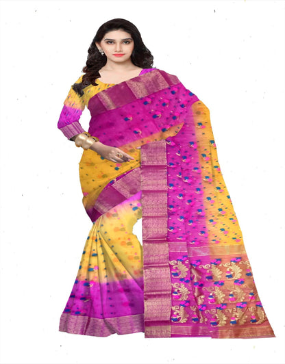 pradip fabrics tant silk saree