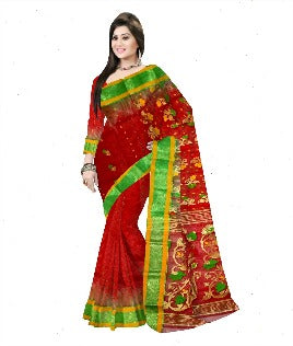 pradip fabrics tant silk benasari saree