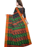 Pradip Fabrics Woven Tant Cotton All Over Dhakai Jamdani Black Saree