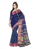 Pradip Fabrics Pure Tant Cotton Blue Color Saree