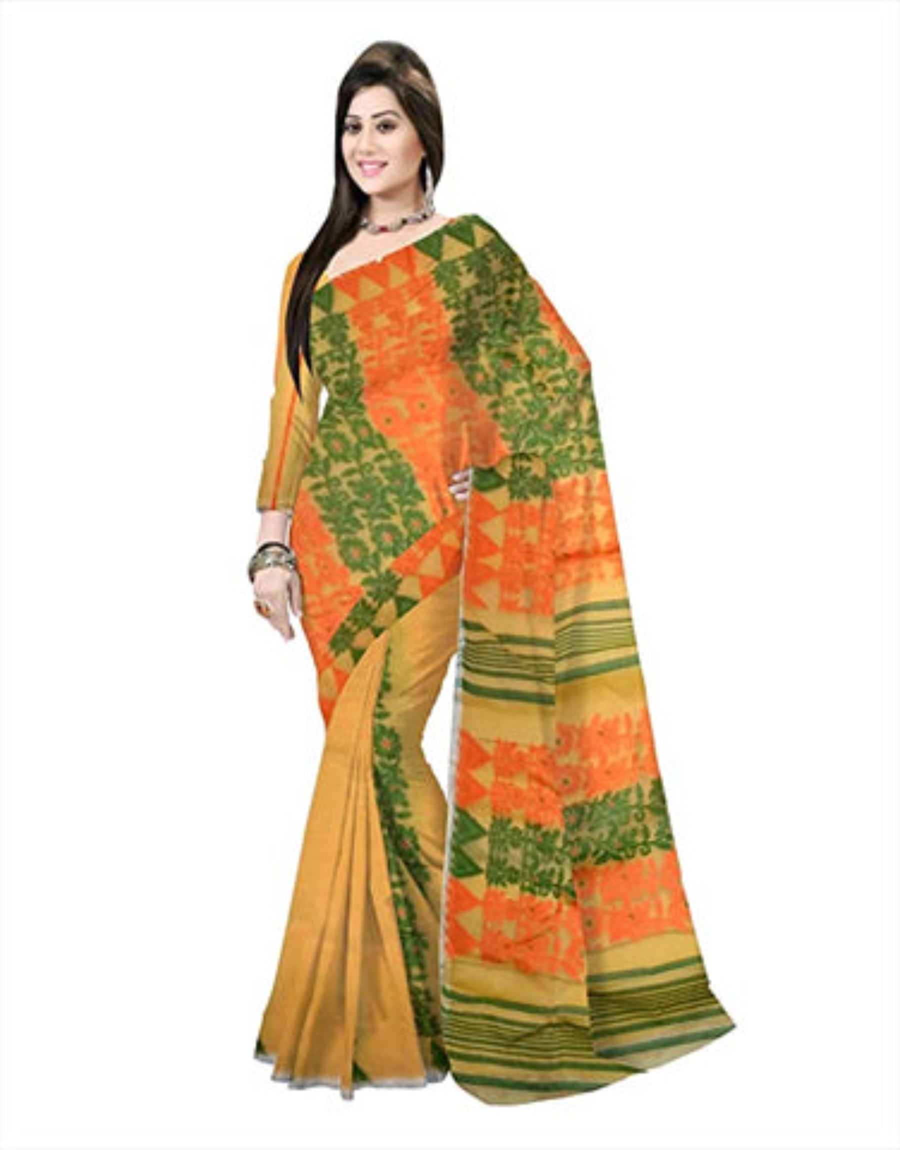 pradip febrics tant silk saree