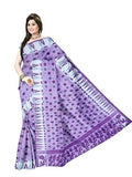 Pradip Fabrics Ethnic Women's Tant Dhakai Jamdani  Saree