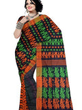 Pradip Fabrics Woven Tant Cotton All Over Dhakai Jamdani MulticolorSaree