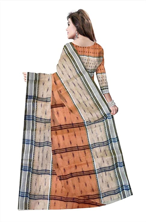 Pradip Fabrics Ethnic Women's Light Brown Color Saree