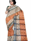 Pradip Fabrics Ethnic Women's Light Brown Color Saree