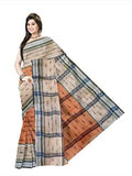 Pradip Fabrics Ethnic Women's Light Brown Color Saree