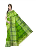 Pradip Fabrics Ethnic Women's Tant cotton  Green Color Saree