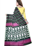 Pradip Fabrics Ethnic Women's Cotton Tant Cotton Ash Blue Color Saree